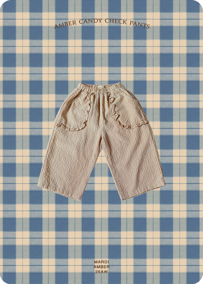 Amber - Korean Children Fashion - #designkidswear - Candy Check Pants