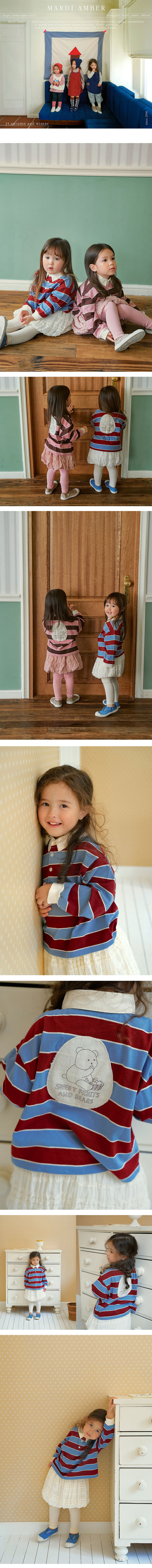 Amber - Korean Children Fashion - #kidsshorts - Wagu Rugby Tee - 2