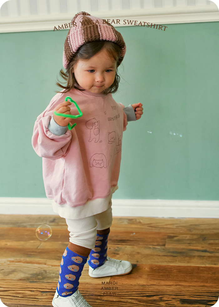 Amber - Korean Children Fashion - #kidsstore - Yogabear Sweatshirt