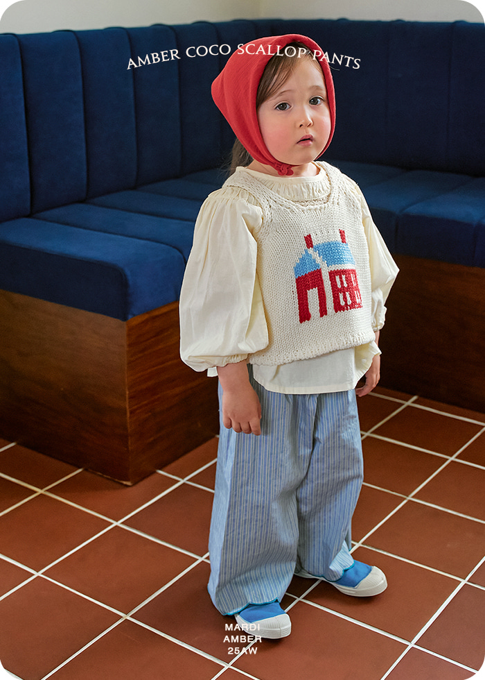 Amber - Korean Children Fashion - #kidzfashiontrend - Coco Scallop Pants