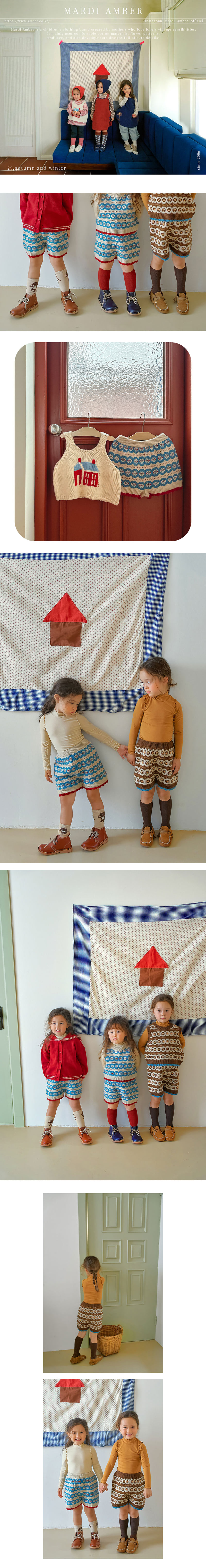 Amber - Korean Children Fashion - #littlefashionista - Glen Knit Pants - 2