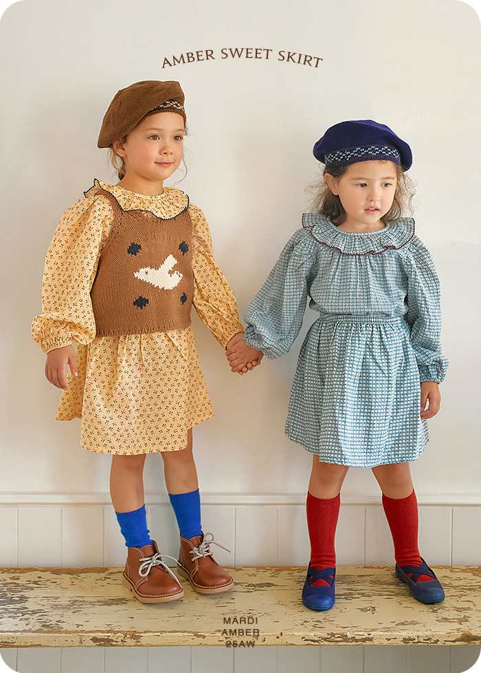 Amber - Korean Children Fashion - #littlefashionista - Sweet Skirt