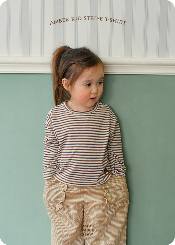 Amber - Korean Children Fashion - #magicofchildhood - Little Stripe Tee