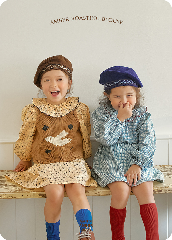 Amber - Korean Children Fashion - #minifashionista - Roasting Blouse