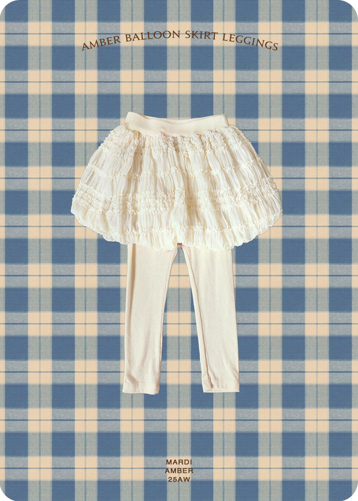 Amber - Korean Children Fashion - #minifashionista - Balloon Skirt Leggings