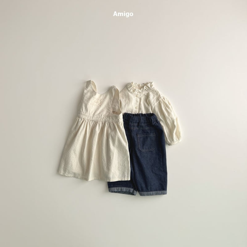 Amigo - Korean Baby Fashion - #babyboutique - French One-piece - 11