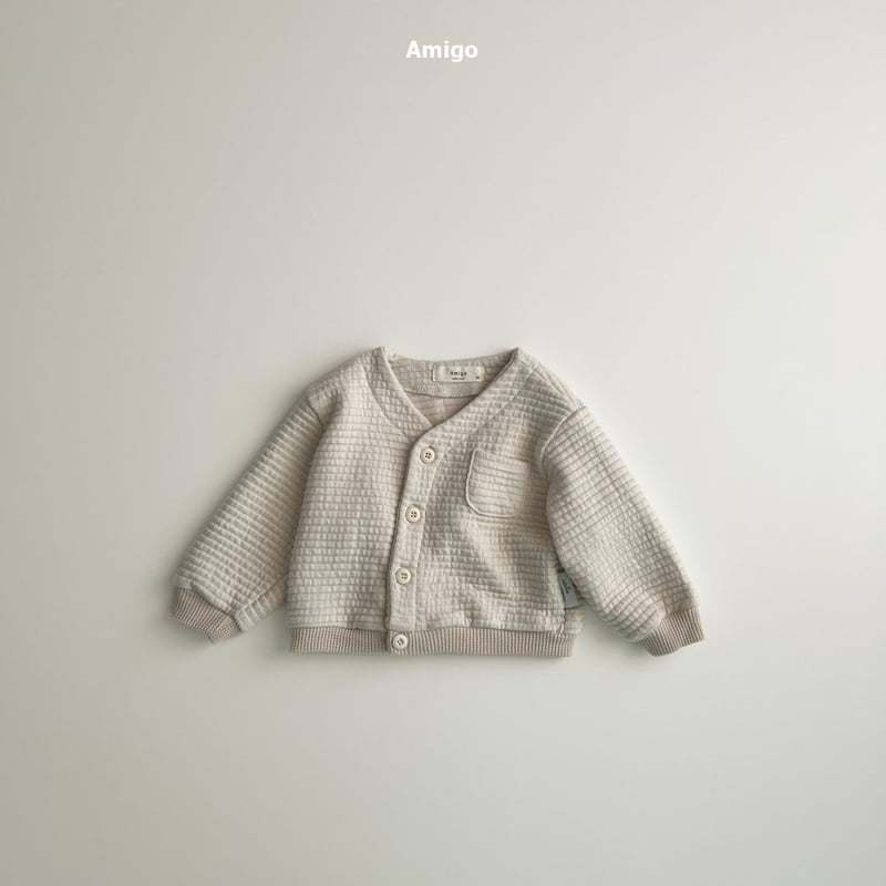 Amigo - Korean Baby Fashion - #babyboutique - Stand Cardigan - 10