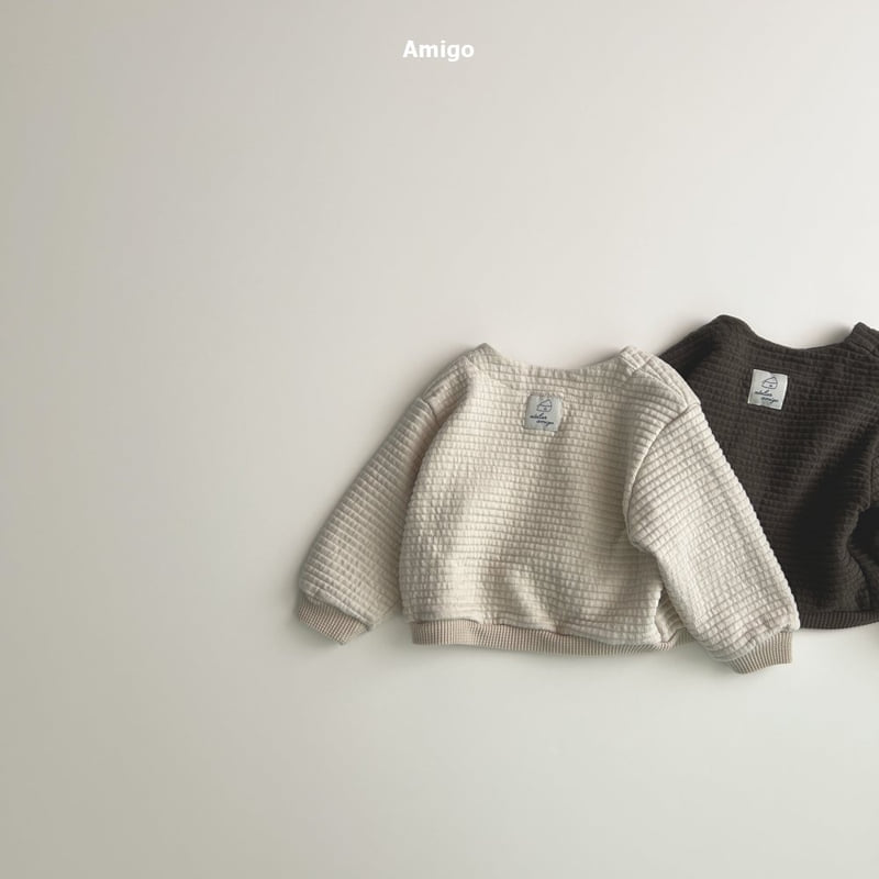 Amigo - Korean Baby Fashion - #babyboutique - Stand Cardigan - 9