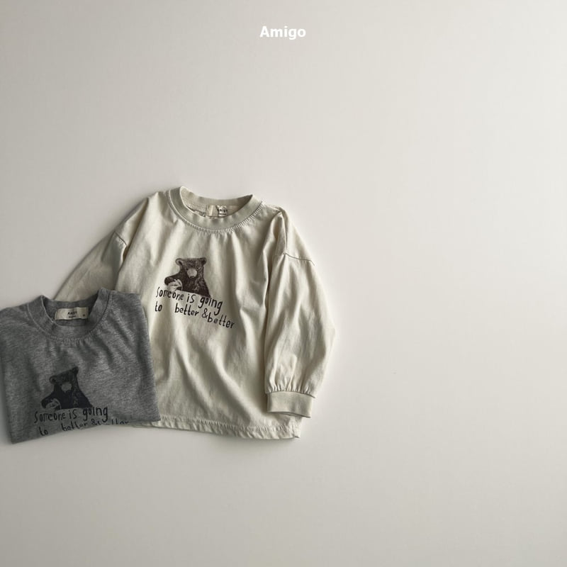 Amigo - Korean Baby Fashion - #babyboutique - Bear Tee - 9
