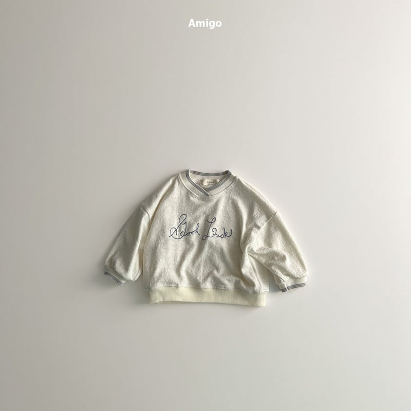 Amigo - Korean Baby Fashion - #babyboutique - Lucky Sweatshirt - 8