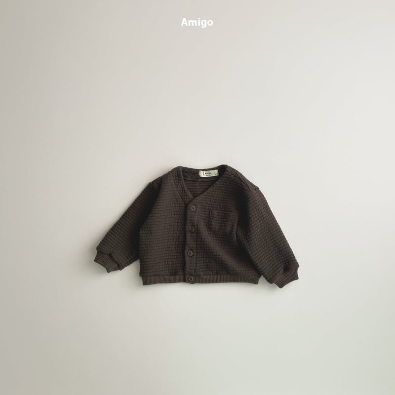 Amigo - Korean Baby Fashion - #babyboutiqueclothing - Stand Cardigan - 11