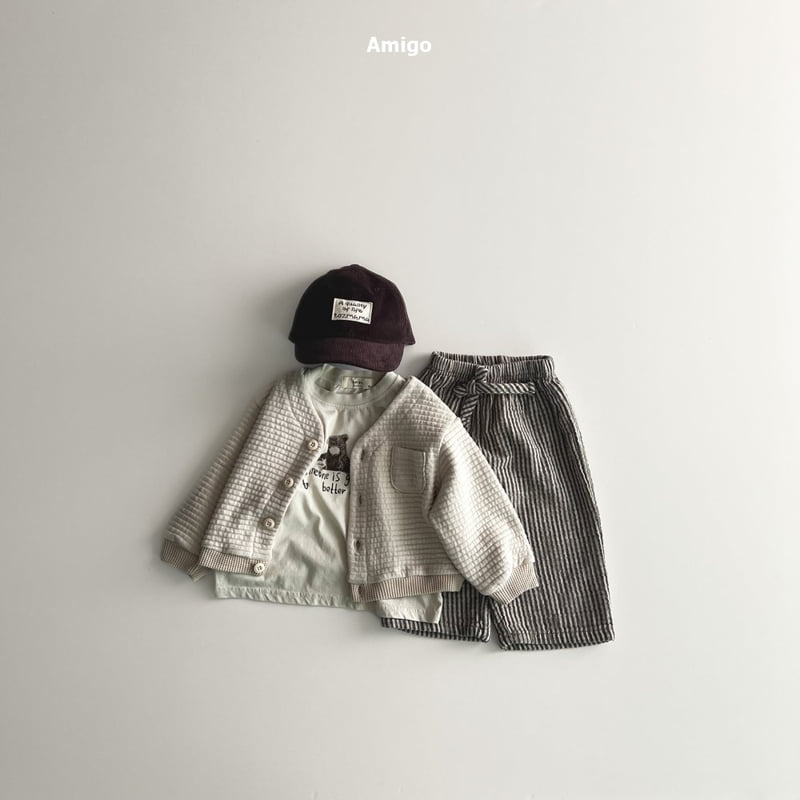 Amigo - Korean Baby Fashion - #babyclothing - Bear Tee - 11