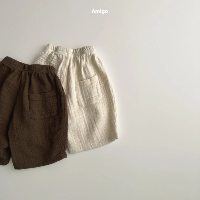 Amigo - Korean Baby Fashion - #babyclothing - Bio Natural Pants - 6