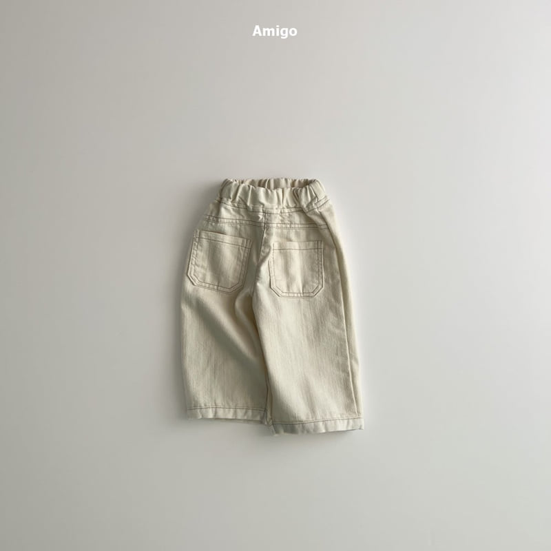 Amigo - Korean Baby Fashion - #babyfashion - Pocket Denim Pants - 6