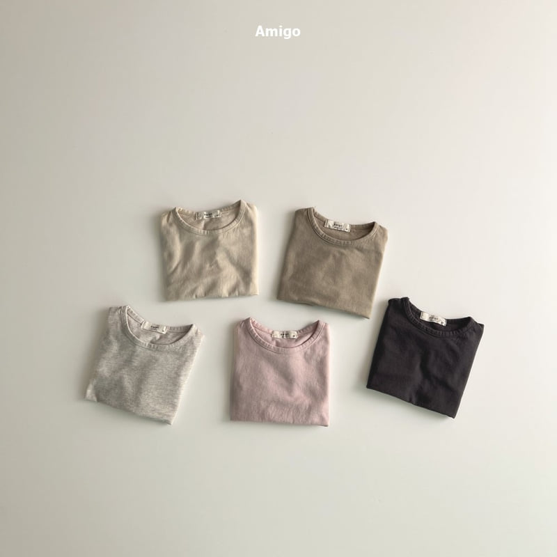 Amigo - Korean Baby Fashion - #babyfashion - Basic Ribbed Tee - 2