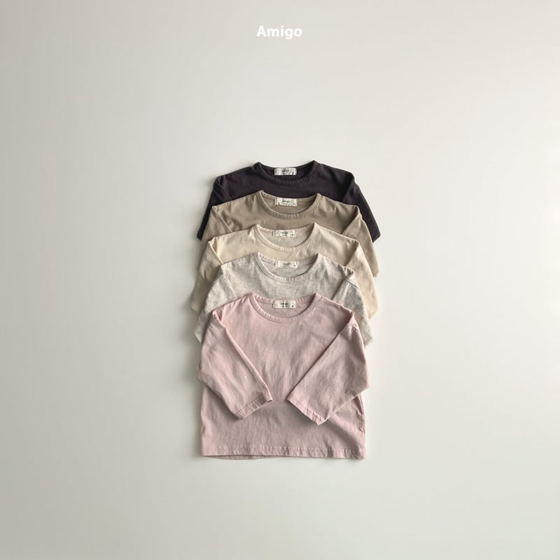 Amigo - Korean Baby Fashion - #babyfever - Basic Ribbed Tee - 3