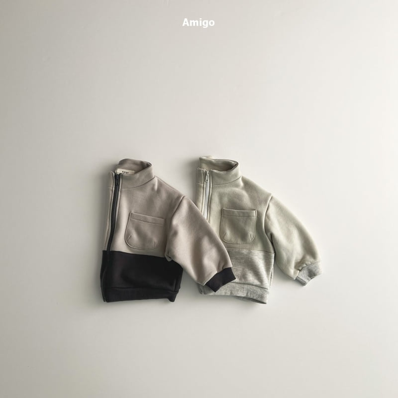 Amigo - Korean Baby Fashion - #babyfever - Sweat Warm Jacket - 3