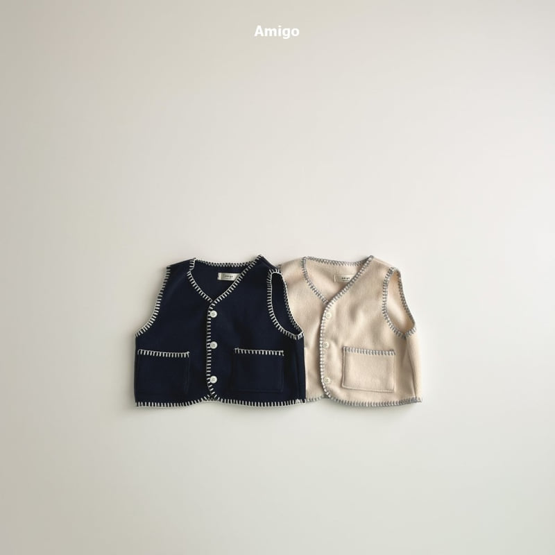 Amigo - Korean Baby Fashion - #babygirlfashion - Mellow Vest - 3