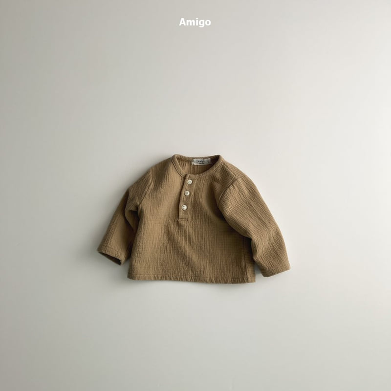 Amigo - Korean Baby Fashion - #babygirlfashion - Macaron Button Tee - 7