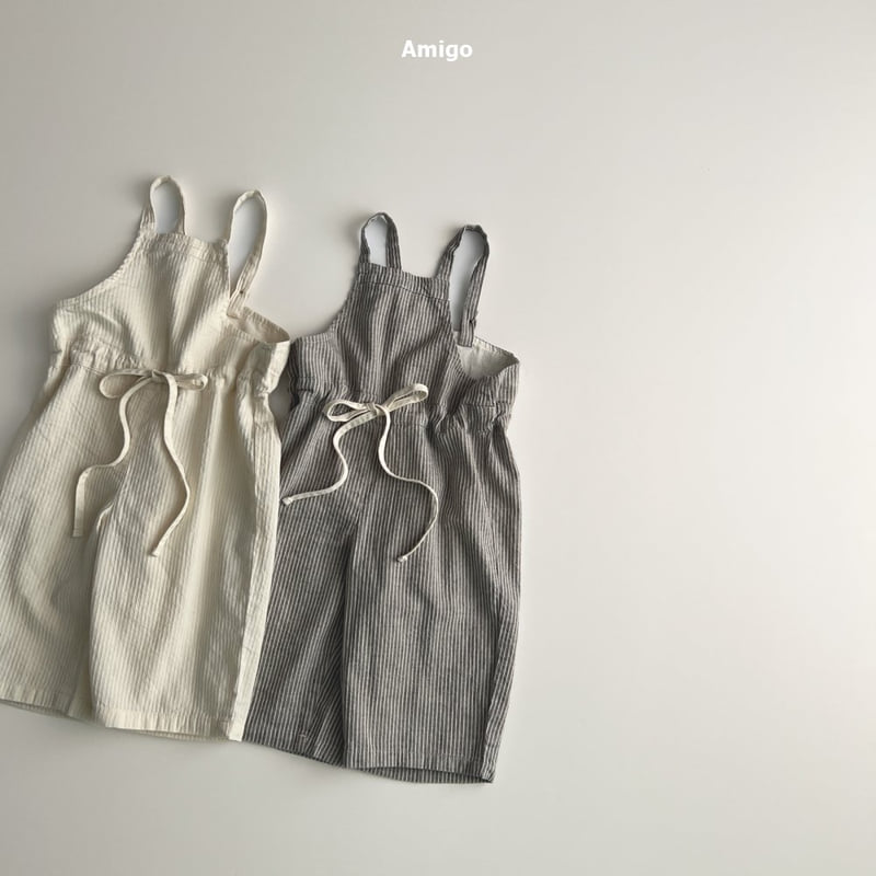 Amigo - Korean Baby Fashion - #babygirlfashion - French Overalls - 6