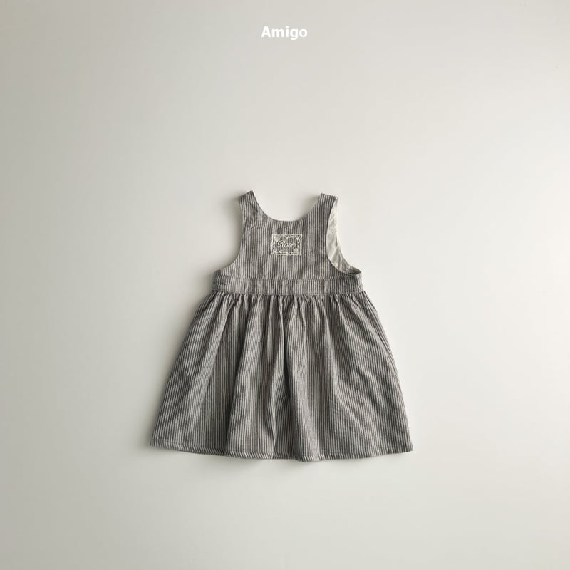 Amigo - Korean Baby Fashion - #babygirlfashion - French One-piece - 2