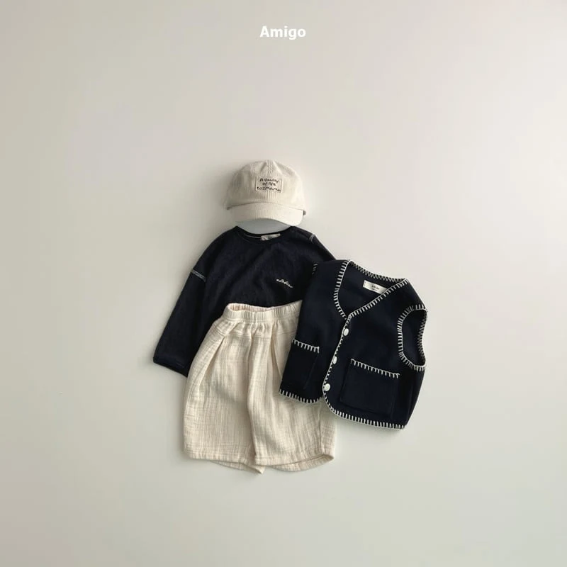 Amigo - Korean Baby Fashion - #babygirlfashion - Bio Natural Pants - 9