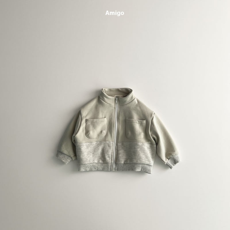 Amigo - Korean Baby Fashion - #babyfever - Sweat Warm Jacket - 4