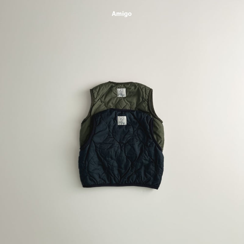 Amigo - Korean Baby Fashion - #babygirlfashion - Padded Vest - 2