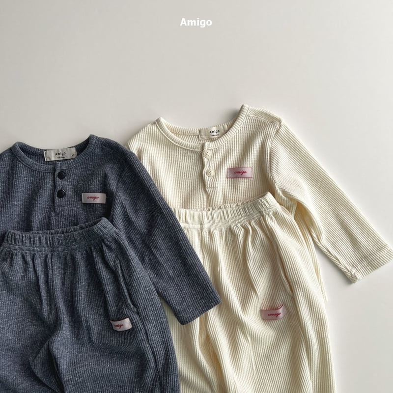 Amigo - Korean Baby Fashion - #babylifestyle - Mini Waffle Set - 7