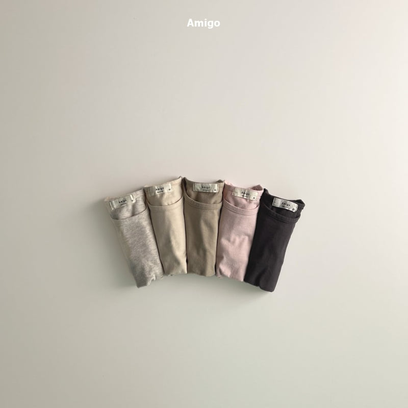 Amigo - Korean Baby Fashion - #babylifestyle - Basic Ribbed Tee - 5