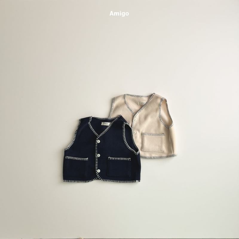 Amigo - Korean Baby Fashion - #babygirlfashion - Mellow Vest - 4
