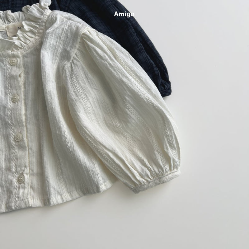 Amigo - Korean Baby Fashion - #babylifestyle - Shirring Blouse - 2