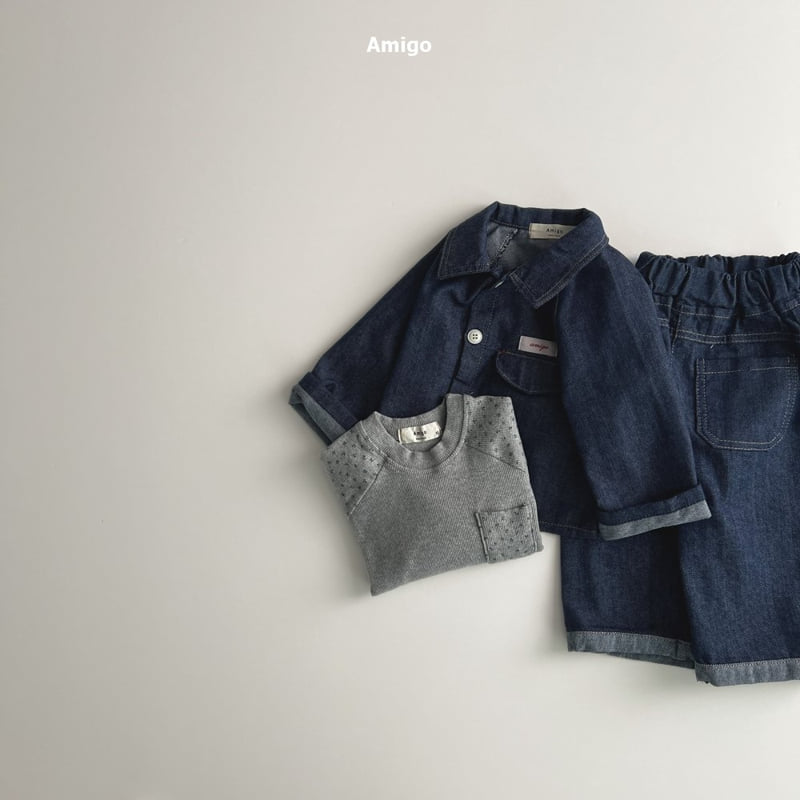 Amigo - Korean Baby Fashion - #babyoninstagram - Small Flower Raglan Tee - 11