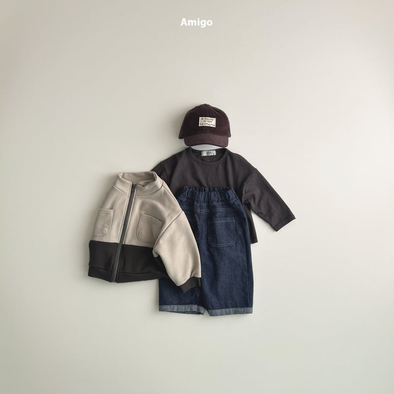 Amigo - Korean Baby Fashion - #babyoninstagram - Pocket Denim Pants - 10