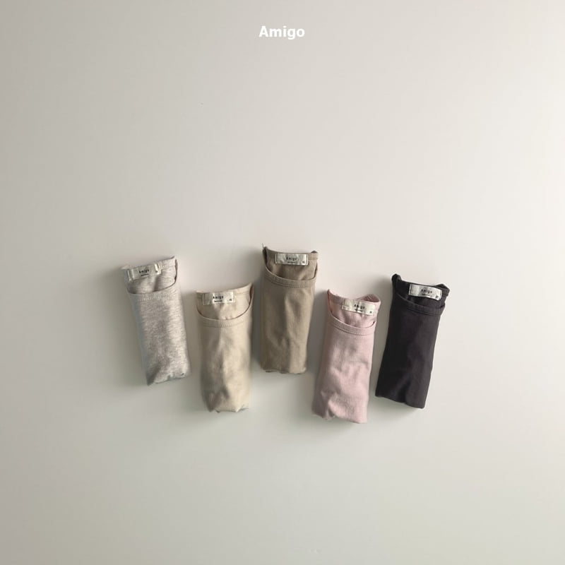 Amigo - Korean Baby Fashion - #babyoninstagram - Basic Ribbed Tee - 6