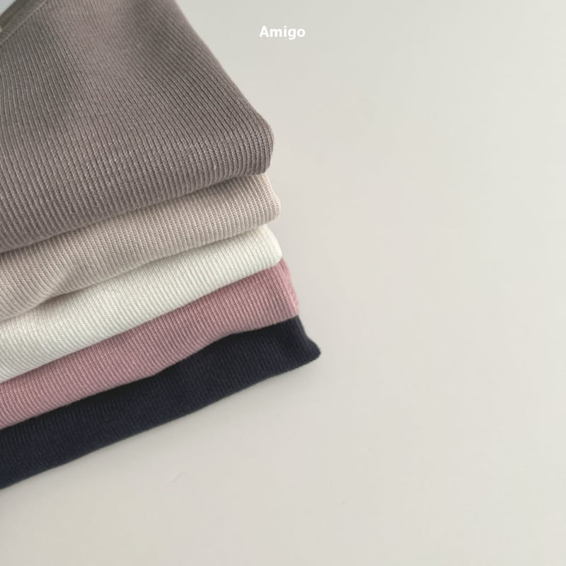 Amigo - Korean Baby Fashion - #babyoninstagram - Basic Ribbed Set - 3