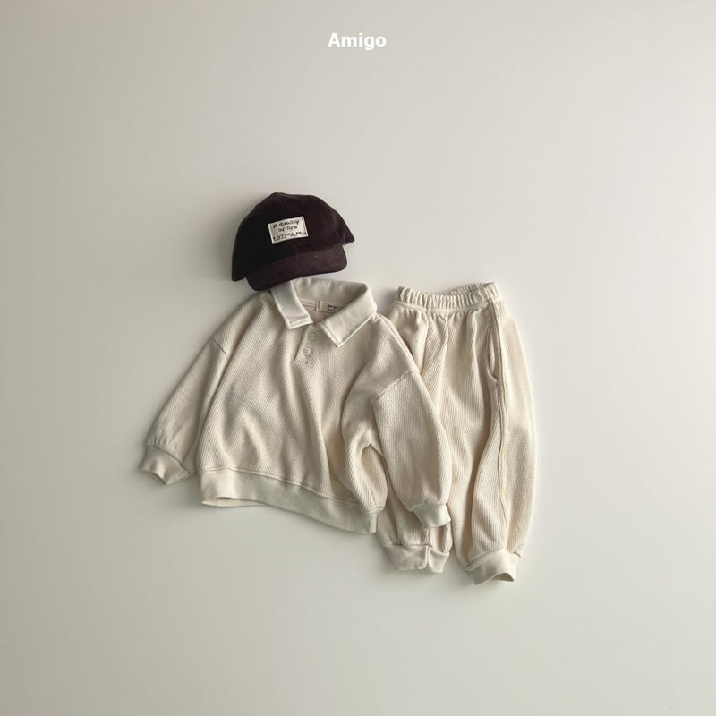 Amigo - Korean Baby Fashion - #babyoninstagram - Waffle Jogger Pants - 11