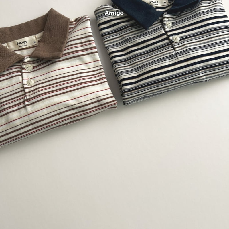Amigo - Korean Baby Fashion - #babyoninstagram - Multi Collar Tee - 6
