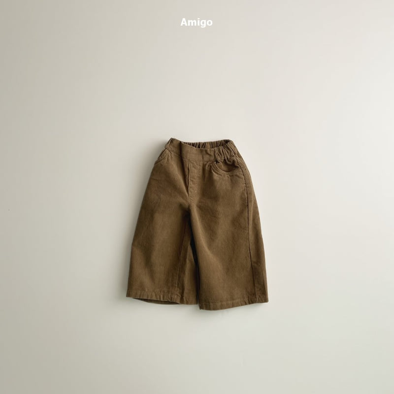 Amigo - Korean Baby Fashion - #babyoninstagram - Wide Corduroy Pants - 5