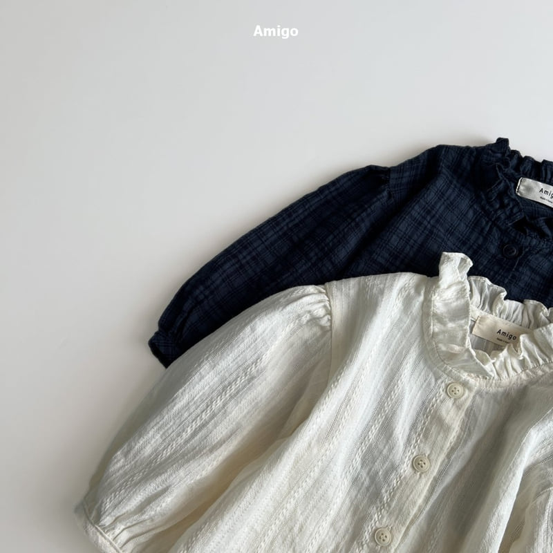 Amigo - Korean Baby Fashion - #babyoninstagram - Shirring Blouse - 3