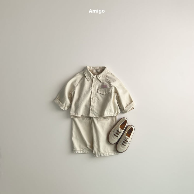 Amigo - Korean Baby Fashion - #babyootd - Pocket Denim Pants - 11