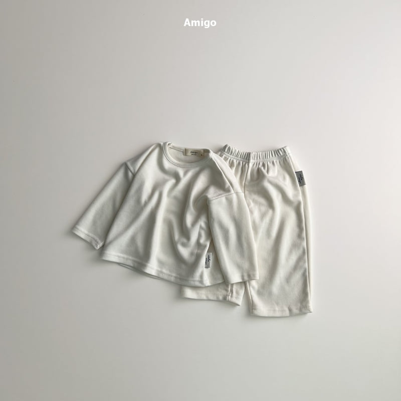 Amigo - Korean Baby Fashion - #babyoninstagram - Basic Ribbed Set - 4