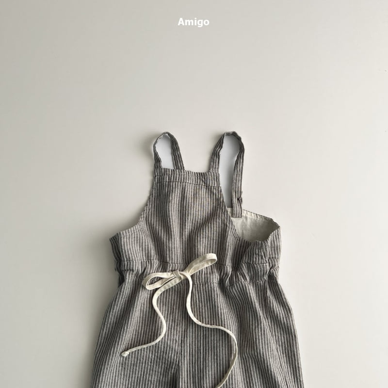 Amigo - Korean Baby Fashion - #babyootd - French Overalls - 9