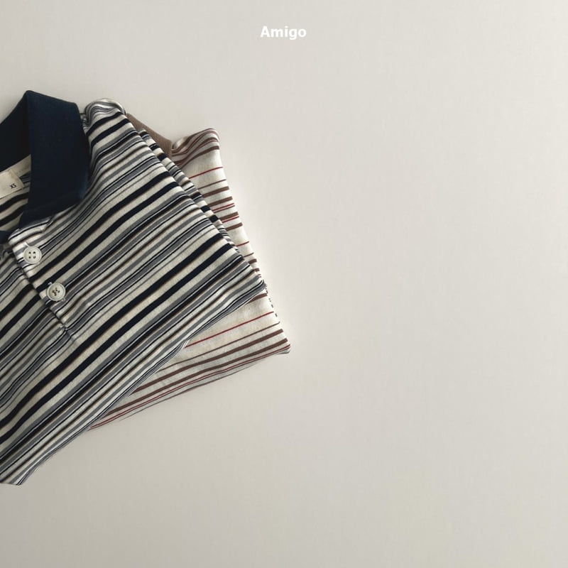 Amigo - Korean Baby Fashion - #babyootd - Multi Collar Tee - 7