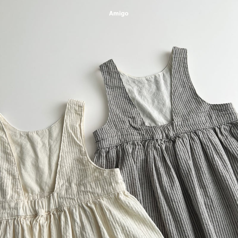 Amigo - Korean Baby Fashion - #babyootd - French One-piece - 5