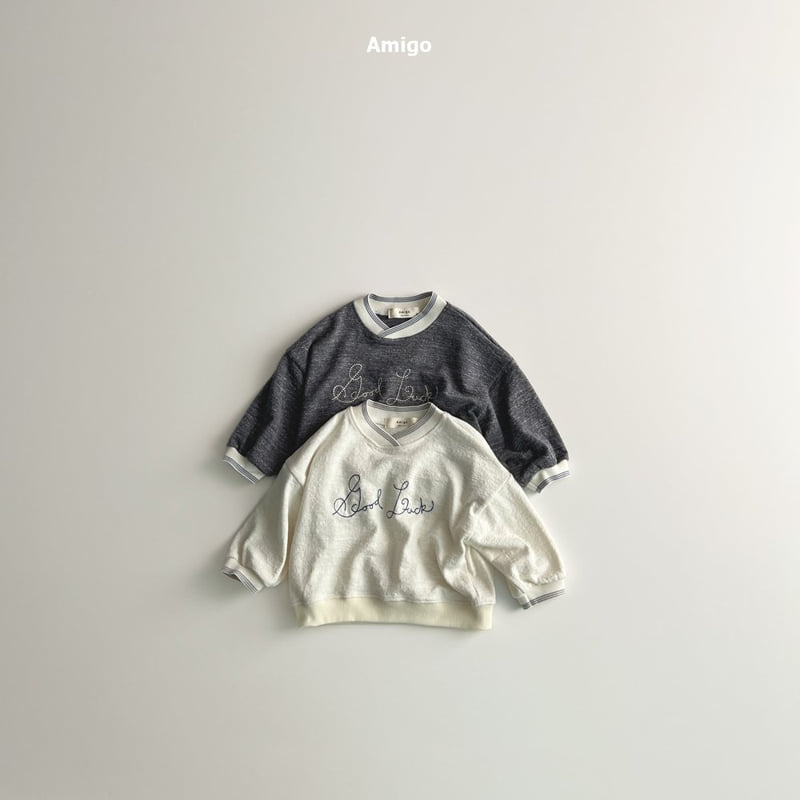 Amigo - Korean Baby Fashion - #babyootd - Lucky Sweatshirt