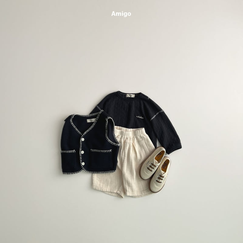 Amigo - Korean Baby Fashion - #babyootd - Bio Natural Pants - 12