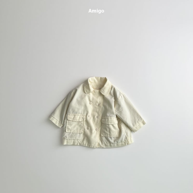 Amigo - Korean Baby Fashion - #babyootd - Corduroy Double Jacket - 6