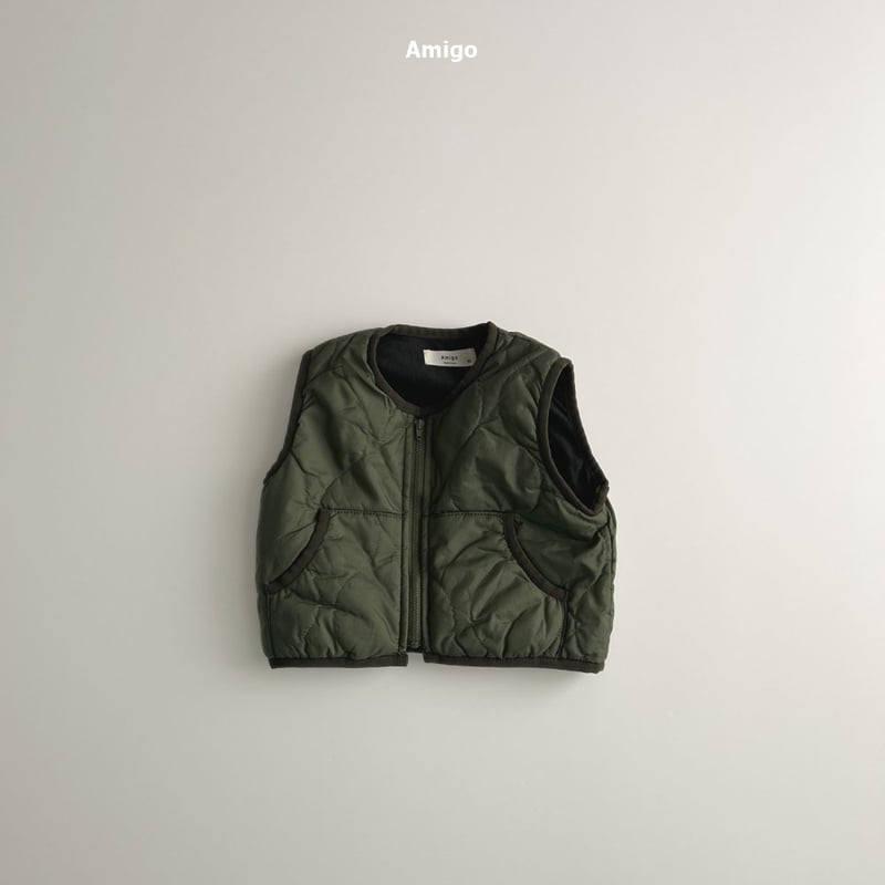 Amigo - Korean Baby Fashion - #babyootd - Padded Vest - 5