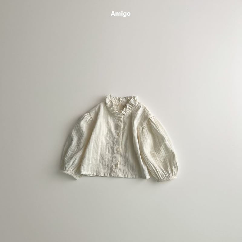 Amigo - Korean Baby Fashion - #babyoninstagram - Shirring Blouse - 4